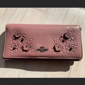 Coach Wallet w/ floral pattern